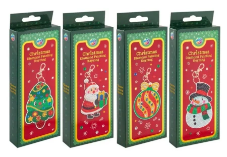 Brelok świąteczny wyklejanka diamentowa - Moxy