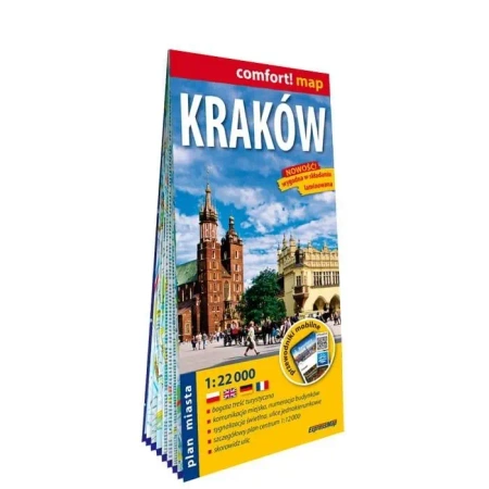 Comfort!map Kraków plan miasta 1:22 000 - praca zbiorowa