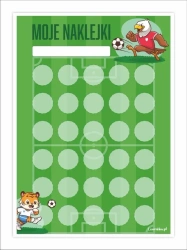 Karty motywacyjne piłka nożna 5szt - LearnHow