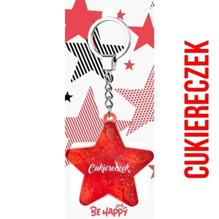 Brelok gwiazdka Cukiereczek - Be-Happy Gifts