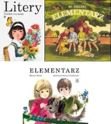 Elementarz Marian Falski Reprint zielony + biały+ Litery PAKIET WSIP - Marian Falski