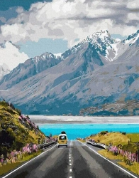 Twoje Hobby. Malowanie po numerach. Podróż w góry - Twoje Hobby