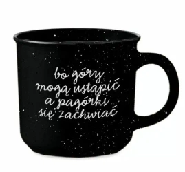 Kubek vintage - Bo góry - Szaron