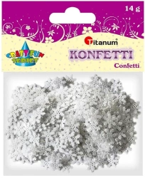 Konfetti płatki śniegu 14g - Titanum