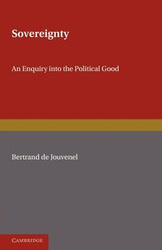 Sovereignty - De Jouvenel Bertrand