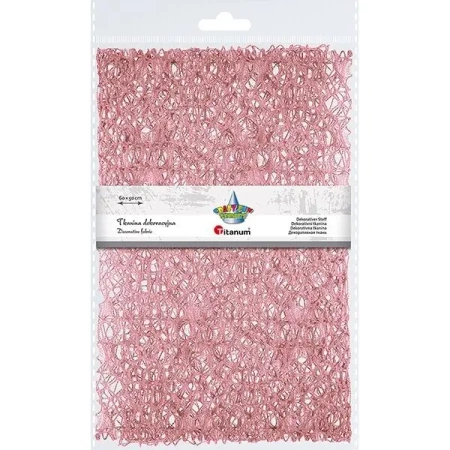 Tkanina dekoracyjna różowa 60x50cm - Titanum