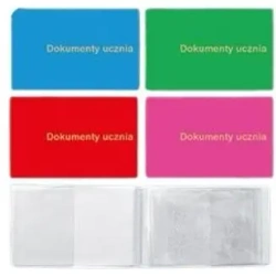 Okładka na dokumenty ucznia mała PVC mix - Panta Plast