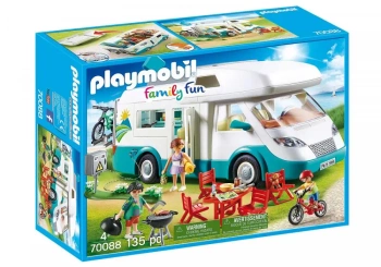 Zestaw z figurkami Family Fun 70088 Rodzinne auto kempingowe - Playmobil