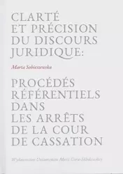 Clarte et precision du discours juridique... - Marta Sobieszewska