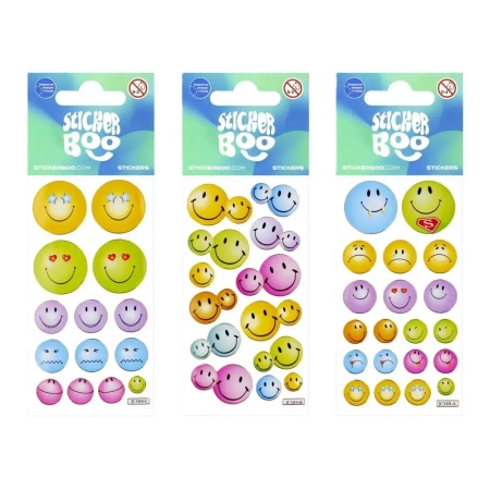 Naklejki Sticker BOO silver Emotki 2