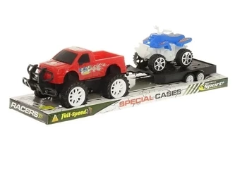 Terenówka z przyczepą i quadem - ADAR