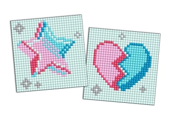 Diamentowa mozaika na magnes - LOL Gwiazda 9x9cm - Ideyka