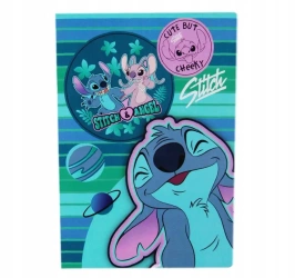 Disney Blue. Zeszyt A5 kratka. 32 kartki. Stitch 2 - Patio