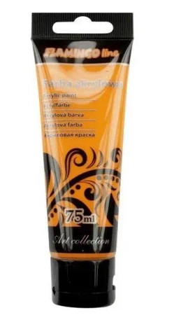 Farba akrylowa 75ml 010 pomarańczowa - Titanum