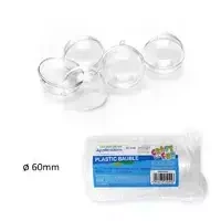 Craft with Fun Ozdoba Bn Plast Bombka 6cm A 5 Folia