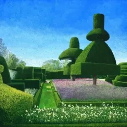 Karnet z kopertą Levens Hall Topiary - Susan Entwistle