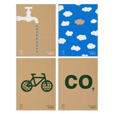 Brulion spirala A4/60K linia Szymankiewicz (5szt) - HERLITZ