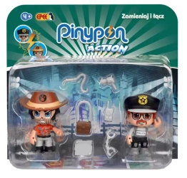 Pinypon Action. Figurki policjant i podróżnik