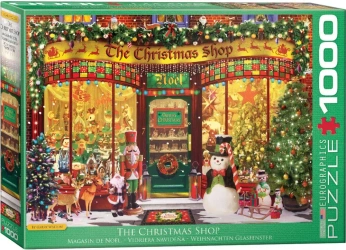 Puzzle 1000 The Christmas Shop by G.Wal 6000-5521 - Eurographics