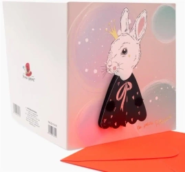 Karnet kwadrat FW-20-113-16 harmonijka Królik - Fresh