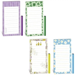 Notes z magnesem i ołówkiem 60K 7x14cm MIX - Helma