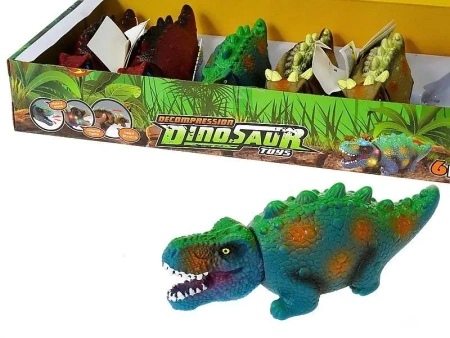 Gniotek z piszczkiem Dinozaur MIX - ADAR