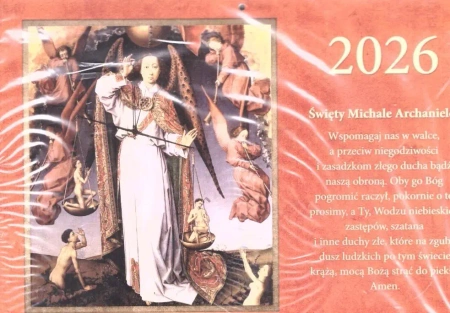 Kalendarz 2026 trójdzielny Śwqięty Michale - praca zbiorowa