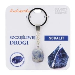 Brelok Szczęśliwej drogi sodalit - Kukartka