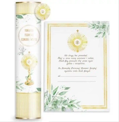 Tuba Pamiątka Komunijna. Gołąb z hostią - Henry