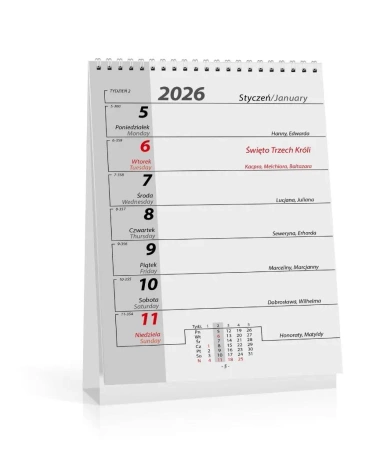 Kalendarz 2026 biurkowy office - Kalpol
