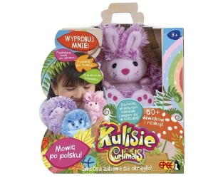 Kulisie - plusz interaktywny różowy Królik - EPEE