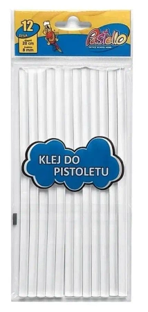 Klej do pistoletu 7,4mmx20cm 12szt - Alfa Pastello
