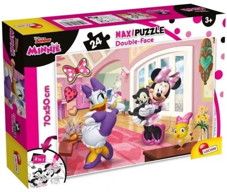 Puzzle dwustronne Supermaxi 24 Myszka Minnie - Lisciani