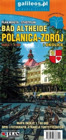 Mapa - Polanica Zdrój i okolice 1:8 000 - praca zbiorowa