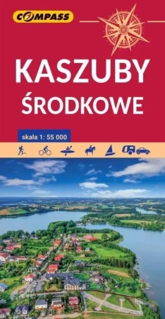 Mapa turystyczna - Kaszuby Środkowe 1:55 000 - praca zbiorowa