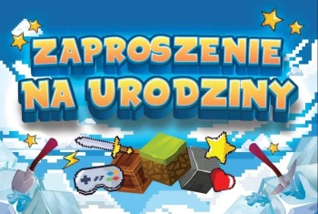 Zaproszenie Urodziny Zay Mini (10szt) - YEKU