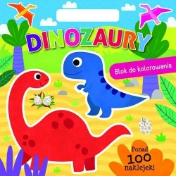Dinozaury. Blok do kolorowania - praca zbiorowa