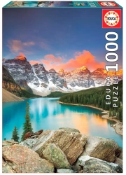 Puzzle 1000 Jezioro Moraine Kanada 109614 - Educa