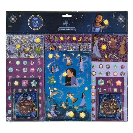 Zestaw naklejek Wish 500szt - Cass film