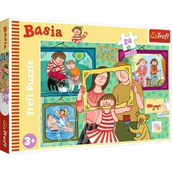 Puzzle 24 maxi Basia i jej dzień 14347 - Trefl PAP