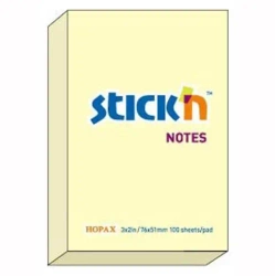 Notes samoprzylepny żółty pastelowy 76x51mm - Stickn