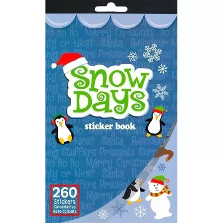 Naklejki papierowe Snow Days 260szt - Titanum
