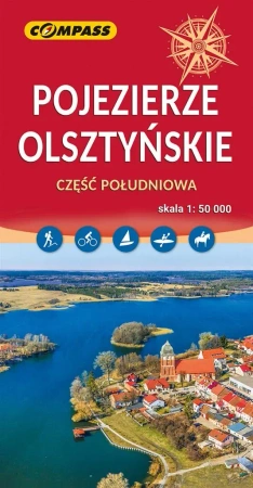 Mapa - Pojezierze Olsztyńskie część południowa - praca zbiorowa