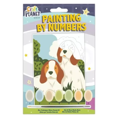 Malowanie po numerach Craft Planet - Psy - Dalprint