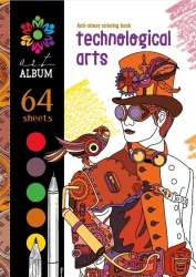 Kolorowanka antystresowa 143x200 32 Technological - Fresh