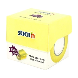 Notes samoprzylepny 50mmx10m na rolce żółty pastel - Stickn