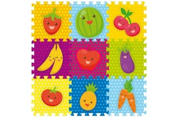 Puzzle piankowe Owoce 9 elementów - Artyk