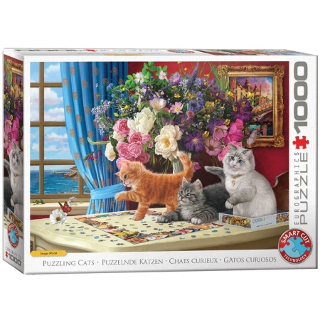 Puzzle 1000 Puzzling Cats by Image World 6000-5914 - Eurographics