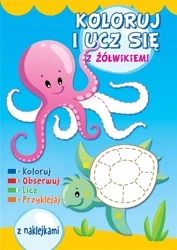 Koloruj i ucz się z żółwikiem! - praca zbiorowa