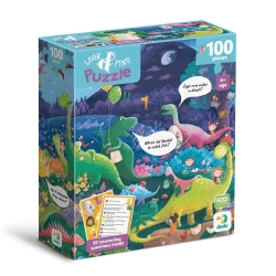 Puzzle 100 Look&Find Kraina dinozaurów - Dodo